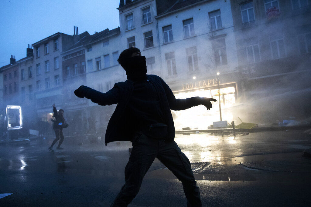 APTOPIX Belgium Police Death